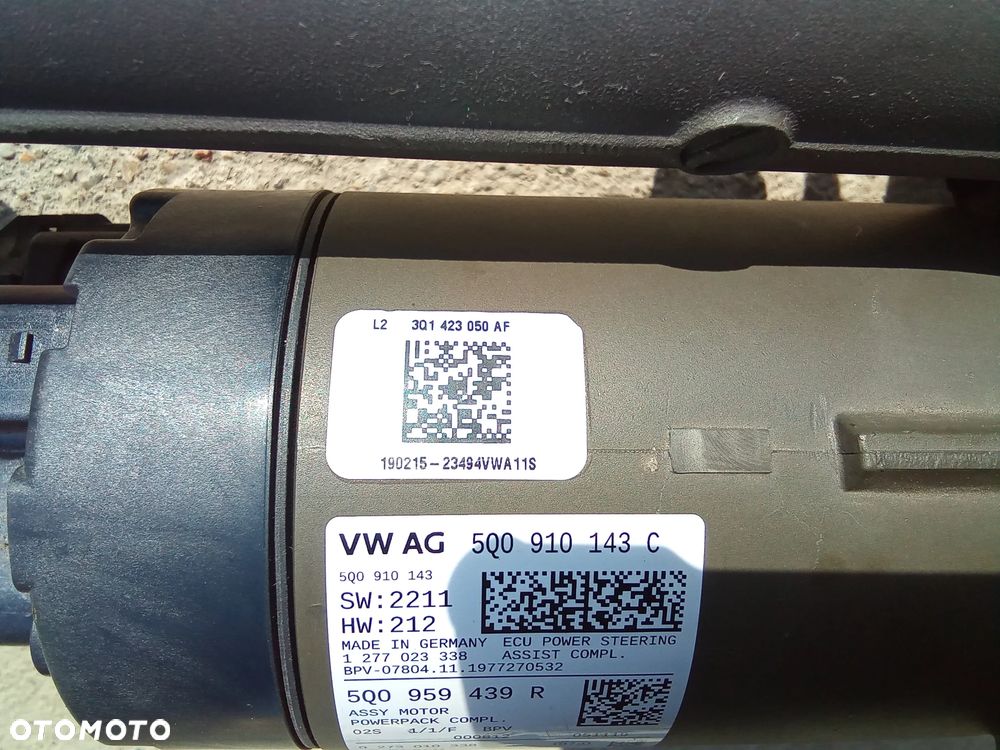 VW PASSAT B8 SKODA SUPERB PRZEKŁADNIA KIEROWNICZA maglownica 3Q1423050AF 5Q0910143C - 5