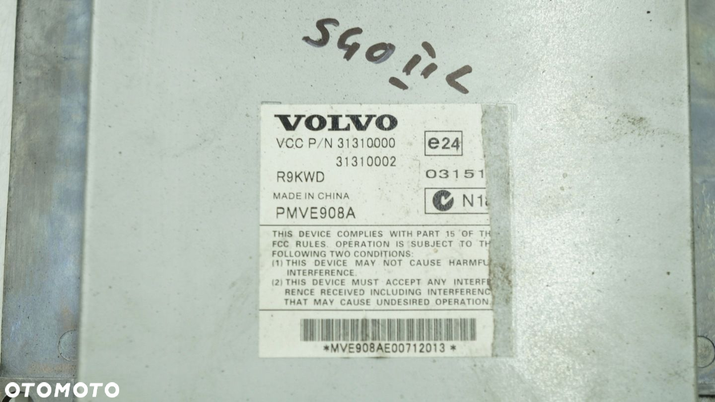 VOLVO C30 WZMACNIACZ RADIA 31310000 - 2