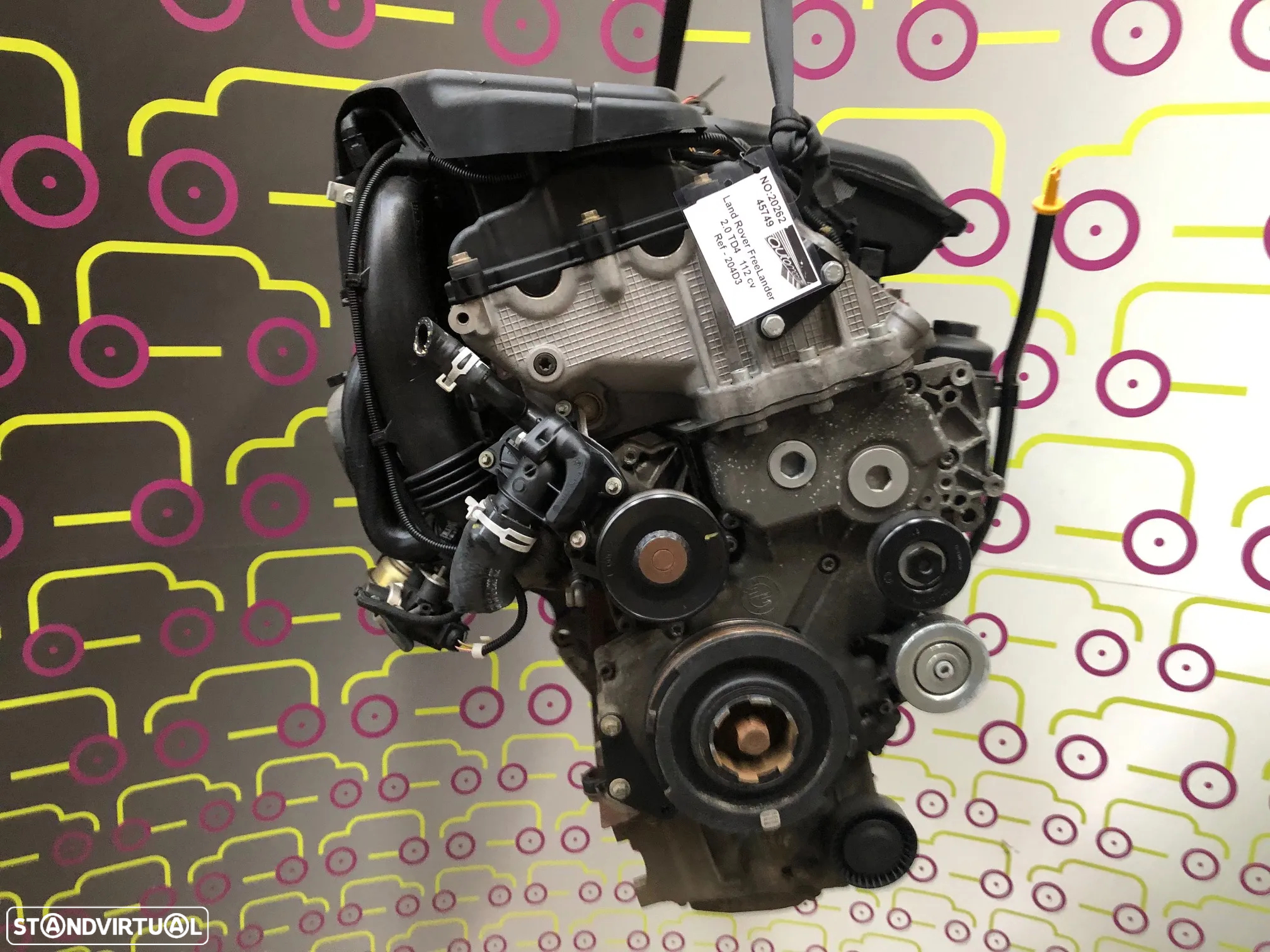 Motor Land Rover FreeLander 2.0 TD4 Ref. 204D3  -  NO. 20262 - 7