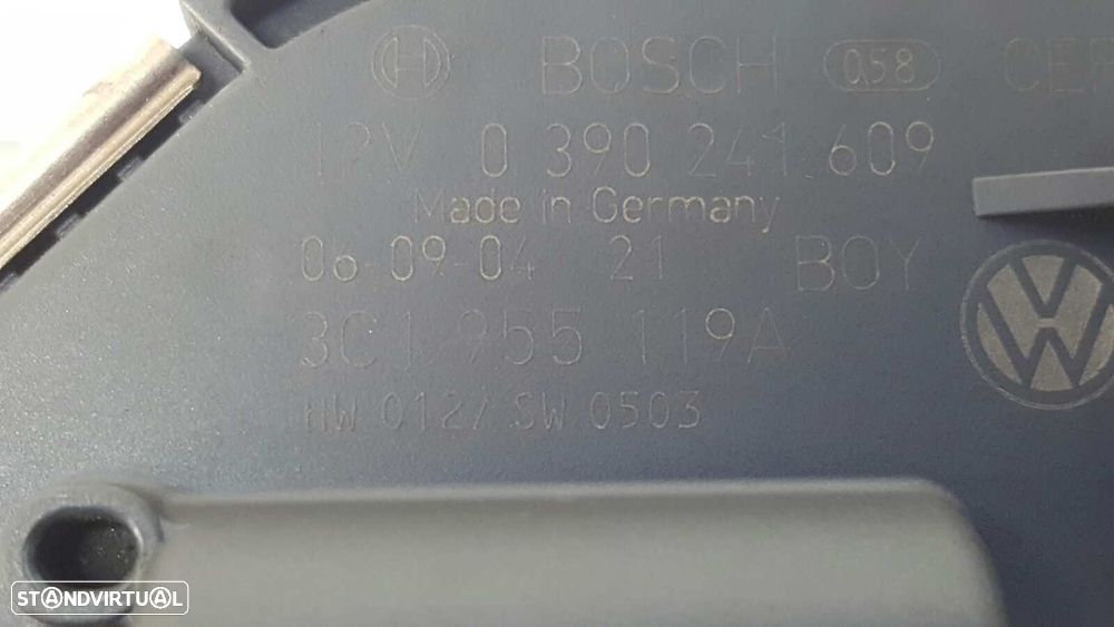 MOTOR LIMPA-VIDROS FRONTAL VOLKSWAGEN PASSAT BERLINA (3C2) HIGHLINE - 2