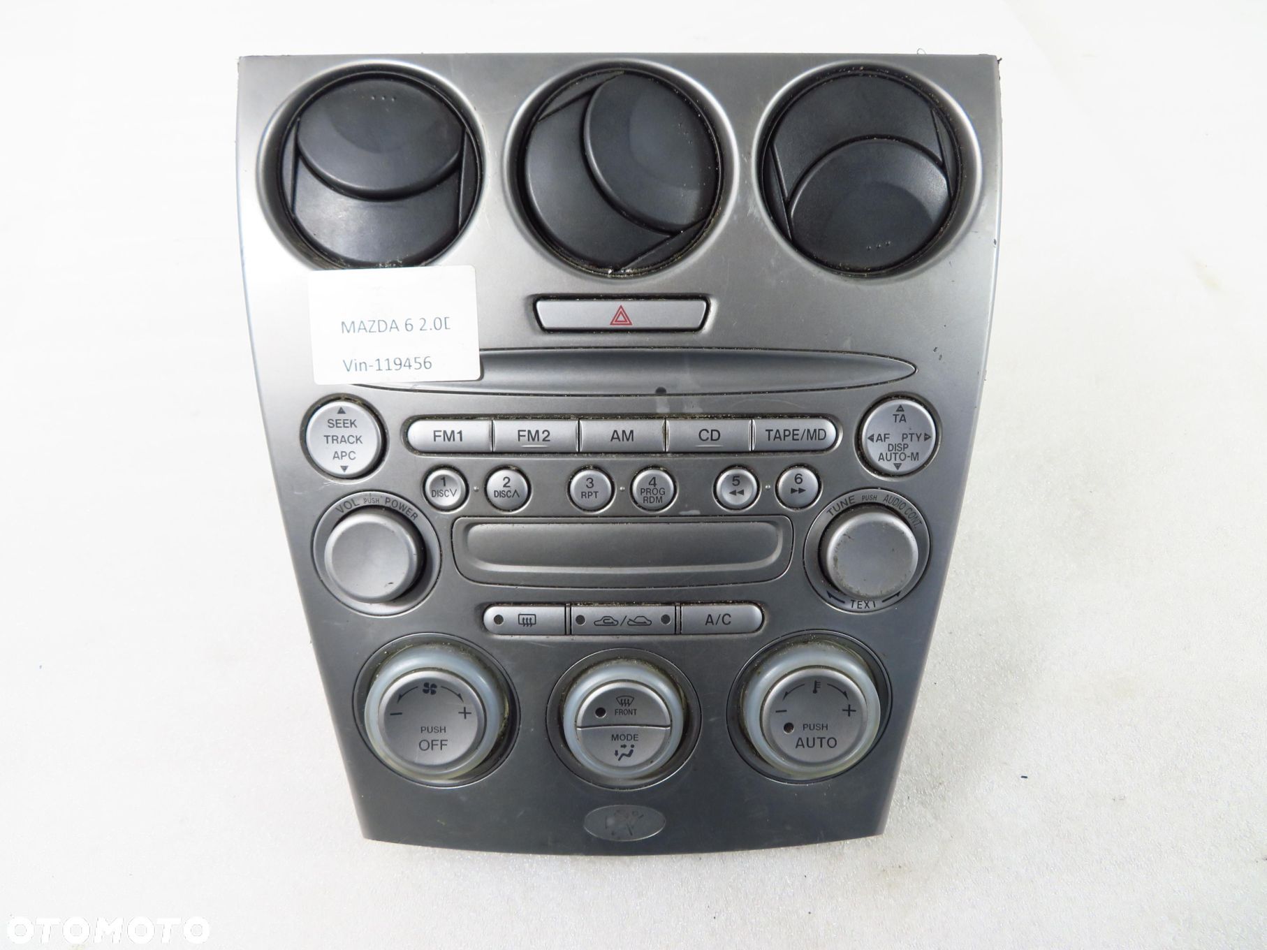 RADIO MAZDA 6 I GJ6E66AS0 - 1