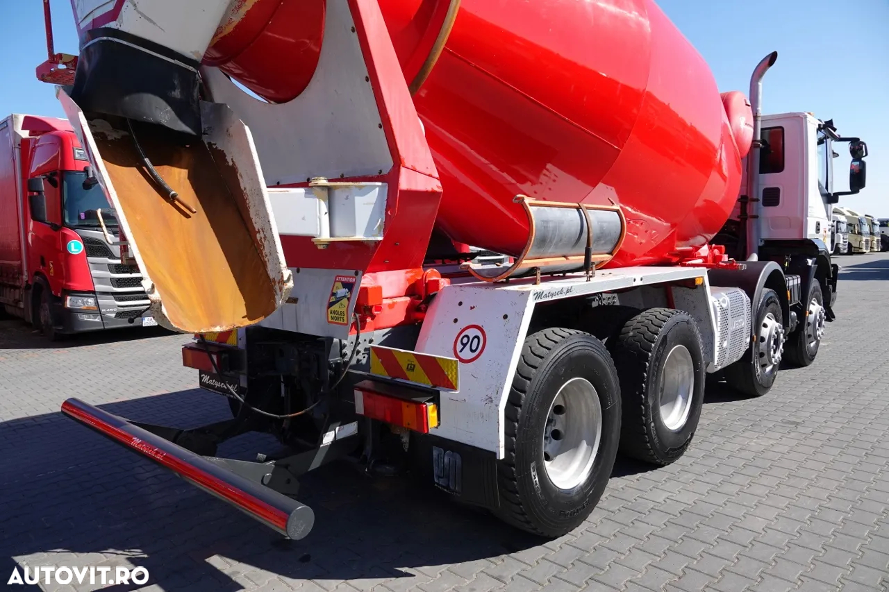 Scania TRAKKER 410 / 8X4 / BETONĂ 9 M3 / PUTZMEISTER / EURO 6 - 10