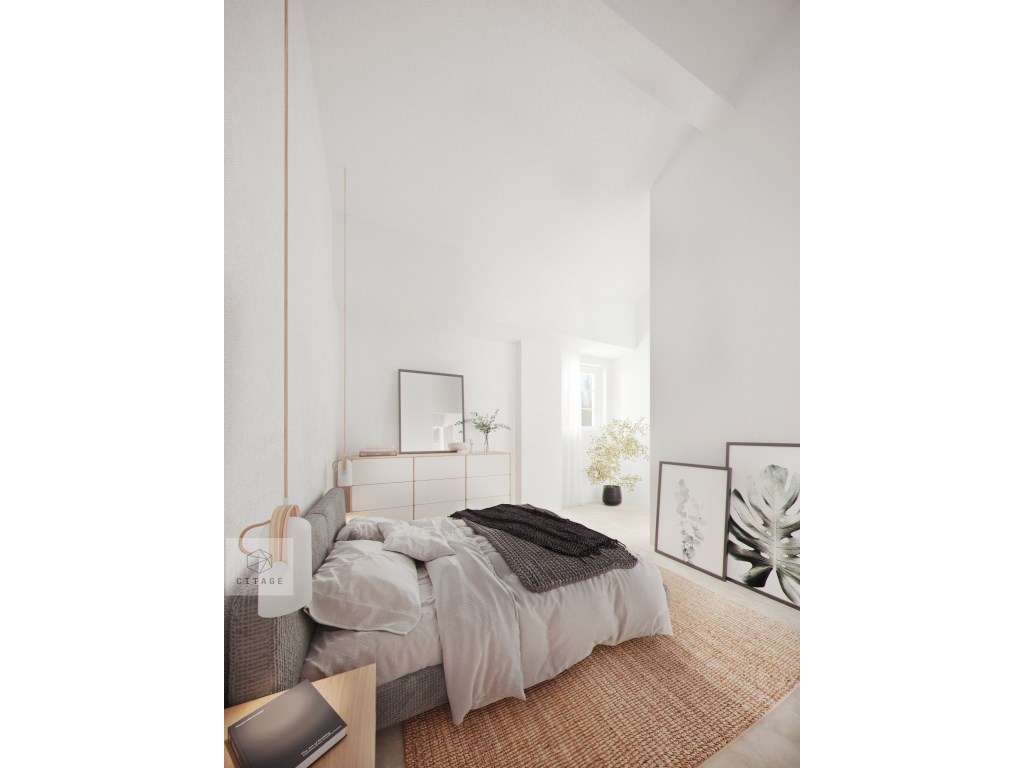 Moradia T2 com terraço e logradouro - Grande imagem: 4/14