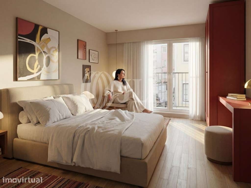 Apartamento T1 novo, no Valle 14, em São Vicente, Lisboa. - Grande imagem: 5/43