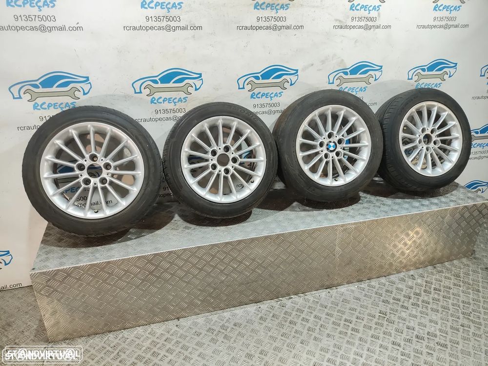 - Jantes 16" BMW Serie 5 - E39 - ORIGINAIS - 7J | ET20 | 5x120 - 16 Polegadas | 36111095441 | 1095441 | Jante | 5 x 120 | 205 55 16 | Pneus - 10