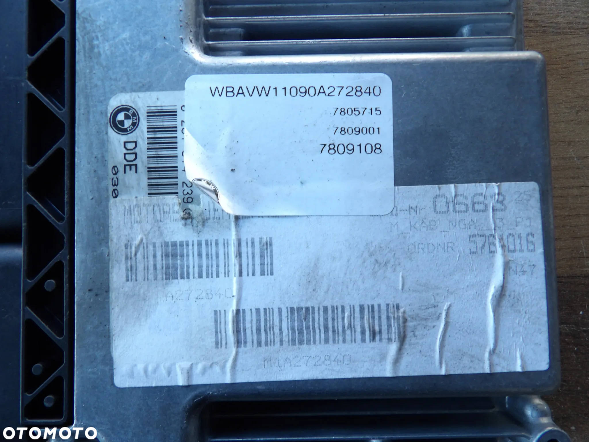 BMW - E90 - KOMPUTER , STEROWNIK SILNIKA - 7809108  7809001  7805715 - 2