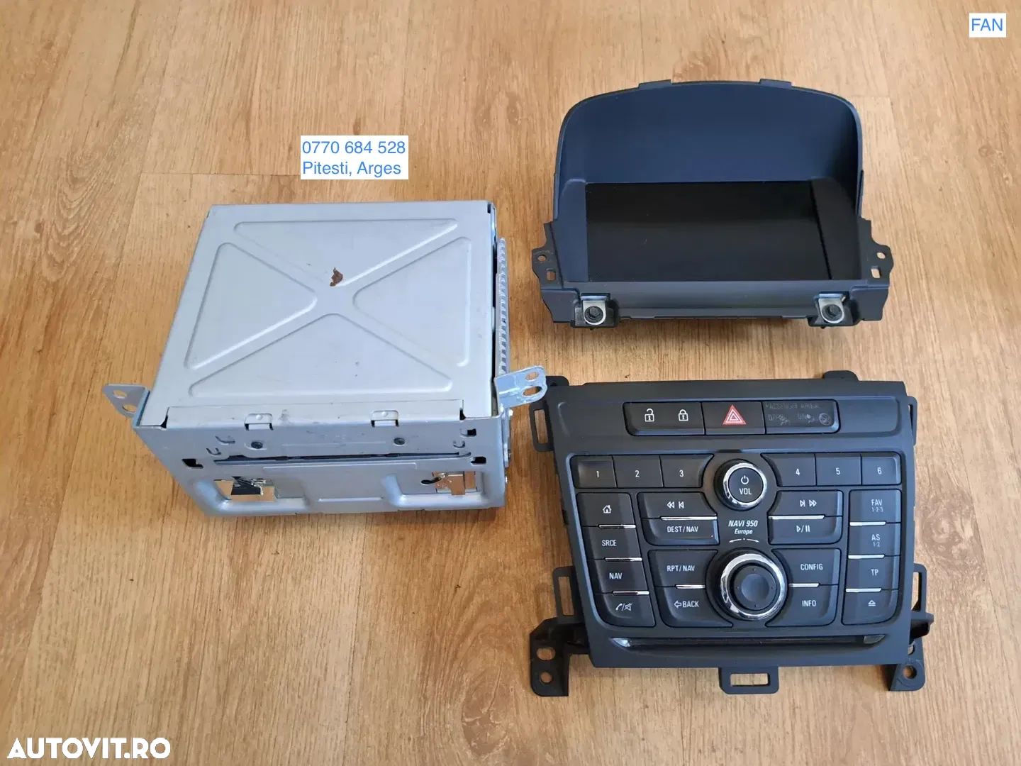 Kit Set Navigatie Opel Zafira C Tourer 2011-2019 Display 7¨ Panou comanda butoane navigatie modul unitate multimedia navigatie radio cd - 1