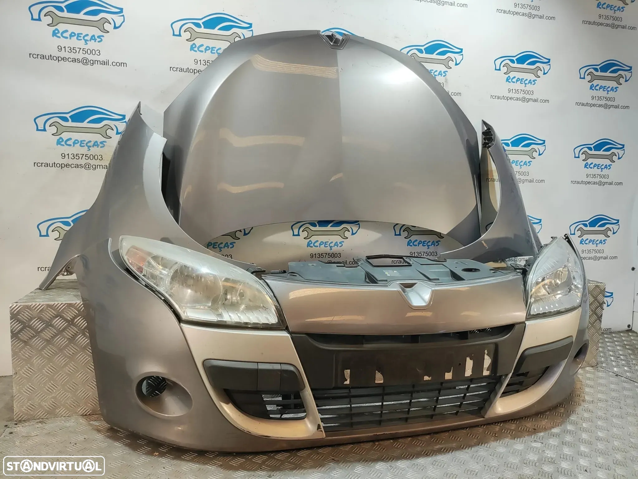 Frente completa Renault Megane 3 Coupe - Parachoques | Parachoque | Radiador | Radiadores | Guarda Lamas | Lama | Capot | Capo | Fibra | Reforço | Otica | Otica | Grelhas - 3