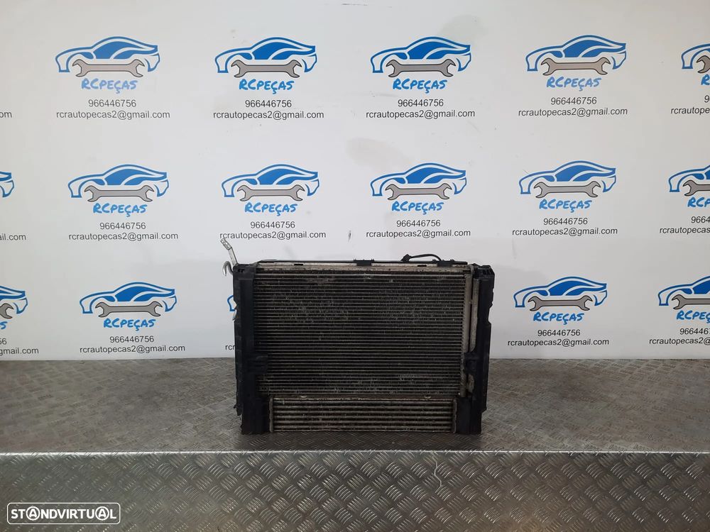 RADIADOR DE ÁGUA ARREFECIMENTO MOTOR TERMOVENTILADOR BMW SERIE 1 E81 E82 E87 E88 ORIGINAL - 2