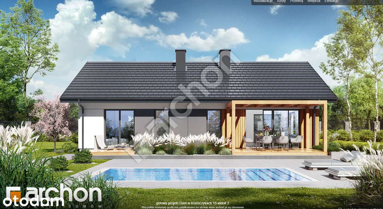 Dom przy lesie/ 100m2/Działka 1100 m2 Łubno pow.żyrardowski - Pełny obrazek: 2/11