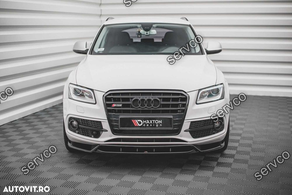 Prelungire bara fata Audi SQ5 Mk1 (8R) 2012-2017 v2 - Maxton Design - 4