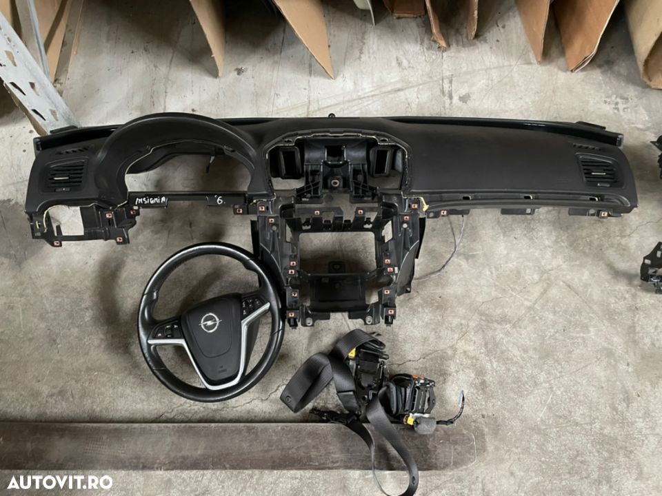 Kit airbag OPEL INSIGNIA an 2008-2014 Airbag volan,plansa bord,airbag pasager,centuri fata - 1