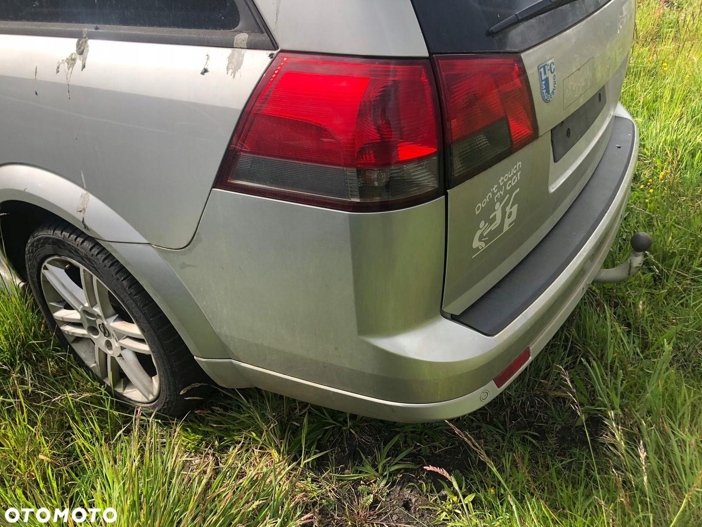 OPEL VECTRA C ZDERZAK TYLNY PDC SREBRNY KOMBI Z157 - 2