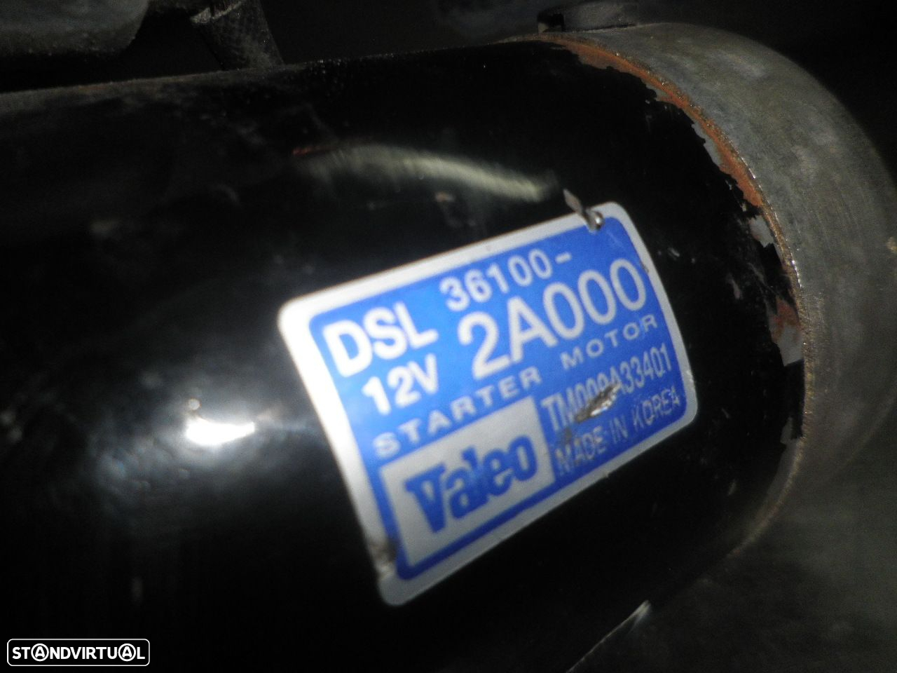 Motor De Arranque 361002A000 HYUNDAI MATRIX FASE 1 2006 1.5CRDI 102CV 5P PRETO - 3