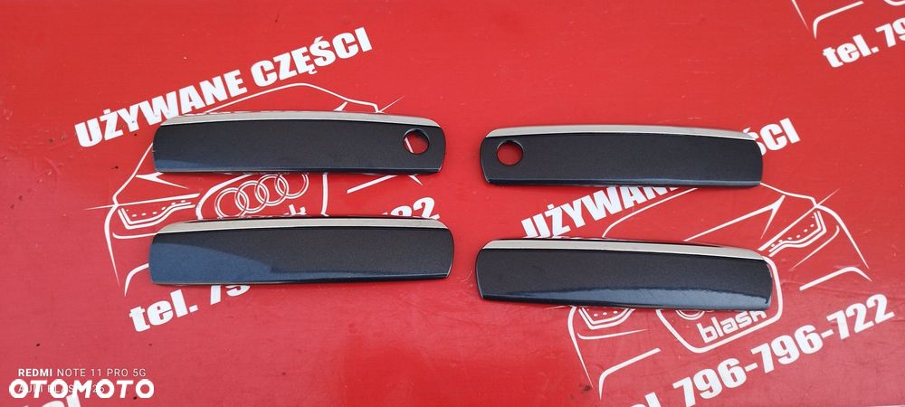 Osłony Klamek Zewnętrznych LZ7Q Audi A6 C6 2009 Części Blask Gołdap - 1
