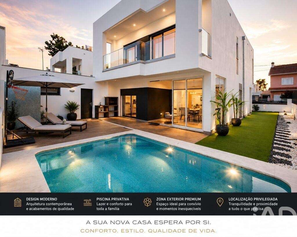 Moradia isolada T4 em Charneca de Caparica e Sobreda de 190 m2 - Grande imagem: 4/32