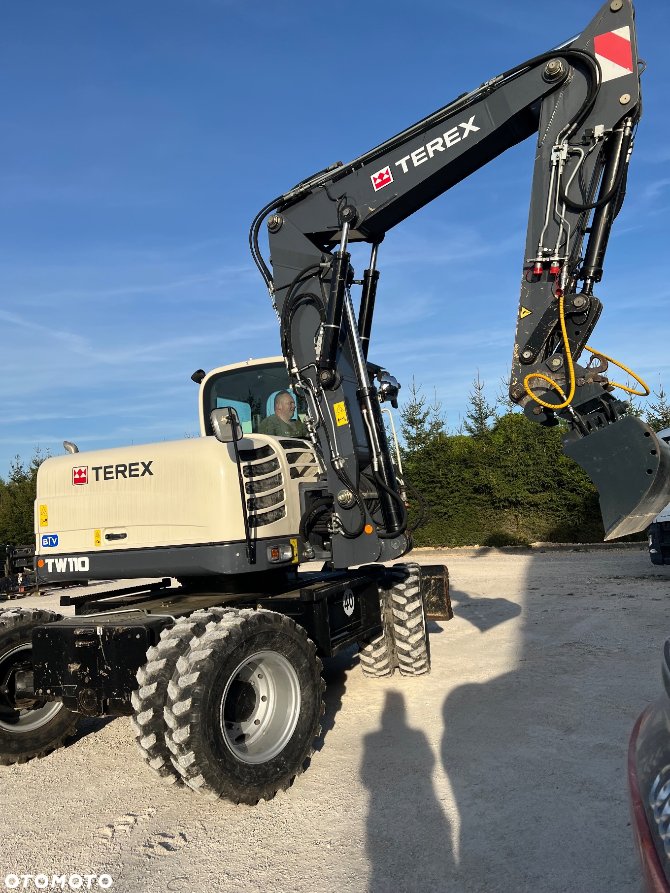 Terex Koparka kołowa TEREX TW110 3x łamane ramię TRIOLE BOOM wersja SPEED 4x4x4 2biegowa 40km/h 1 wł kpl dokumentów KLIMATYZACJA 11ton 4xoś skrętna TW 110  centr smarowanie Cat 313 DEUTZ Volvo Schaeff Jcb - 38