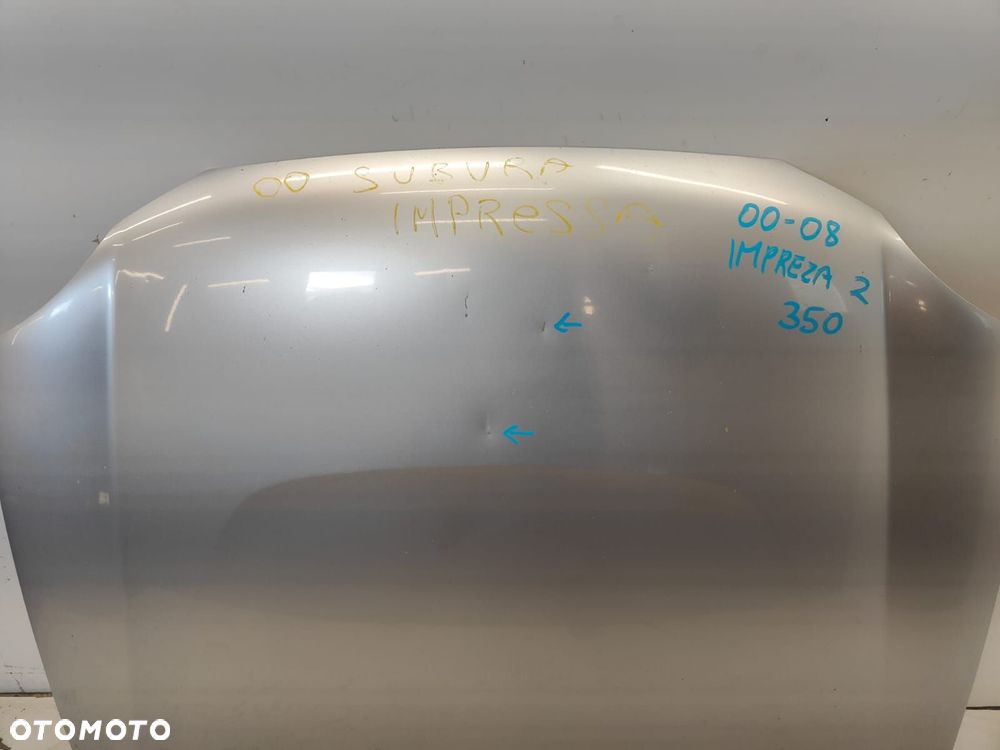 subaru impreza ii 00-08 maska pokrywa silnika - 6