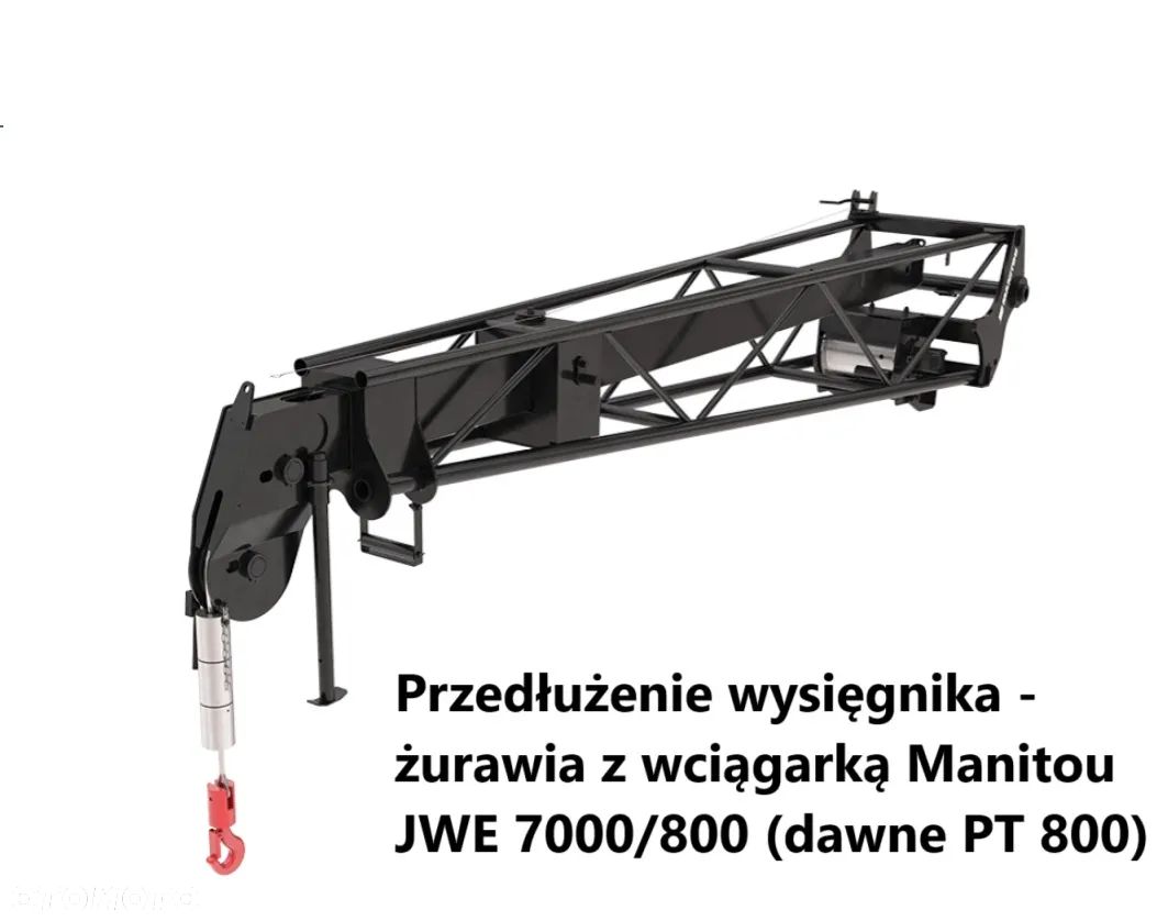 Manitou przedłużenie wysięgnik żuraw Manitou JWE 7000/800 dawny PT 800 - 1