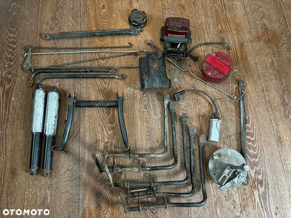 Części Simson S50 S51 Amortyzatory pedał hamulca Stopka Mocowanie Bęben - 25