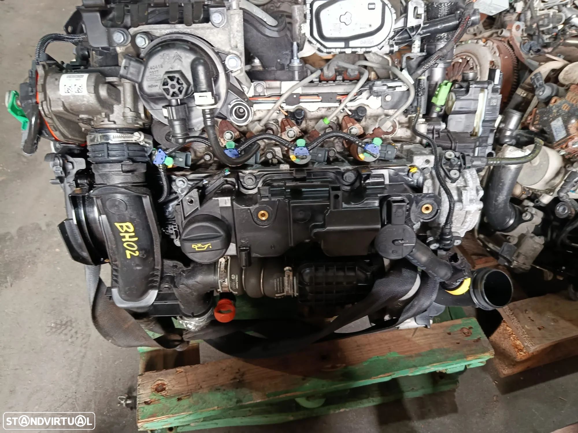 Motor Peugeot Citroen 1.6 Hdi REF: BH02 101cv Euro 6 - 1