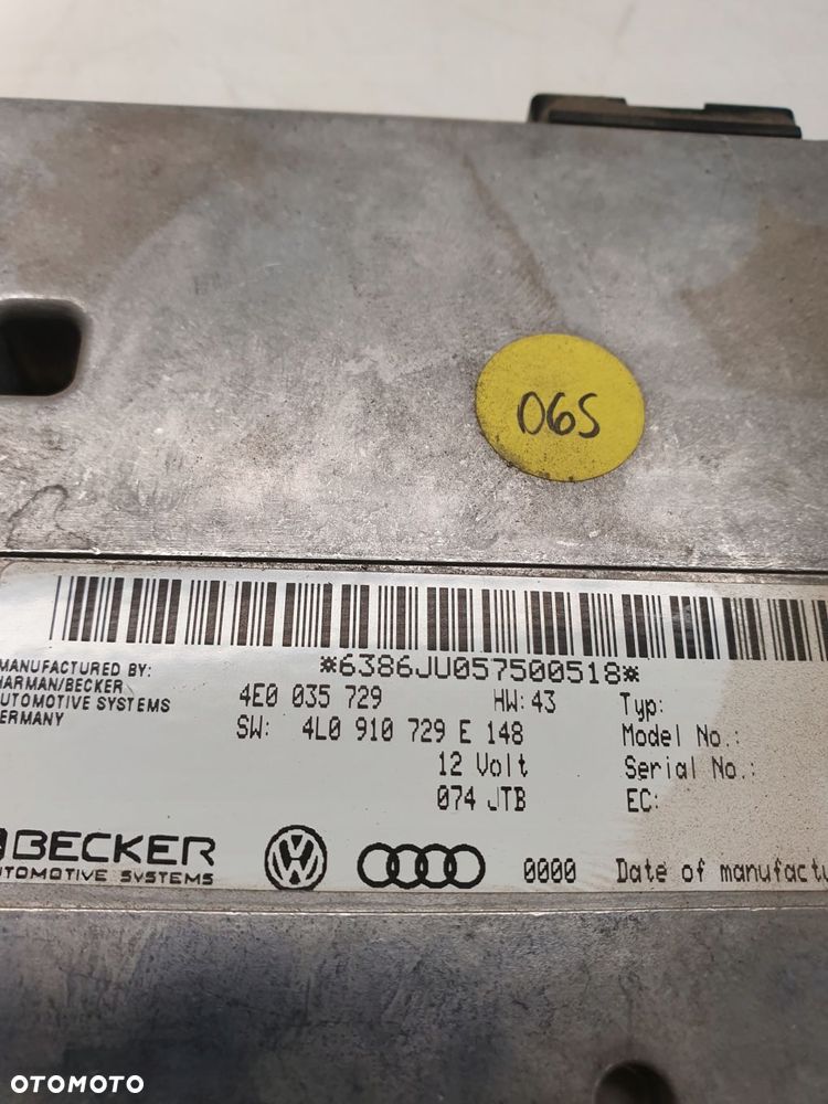 MODUŁ NAWIGACJI MMI AUDI A6 C6 Q7 4L0910729E - 2