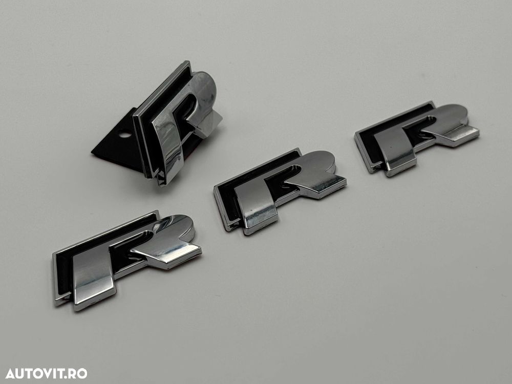 Set Embleme VW R negru - 2