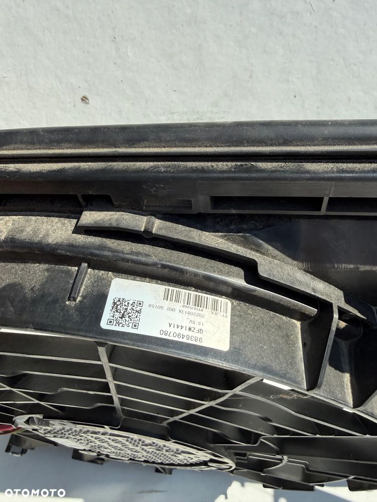 OPEL PEUGEOT CITROEN WENTYLATOR CHŁODNICY 9836490780 ORYGINAŁ - 5