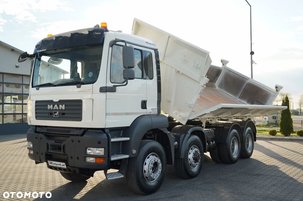 MAN TGA 35.480 / 8x6 / WYWROTKA 2 STRONNA / HYDROBURTA / MEILLER KIPPER / MANUAL / KAMERA - 10