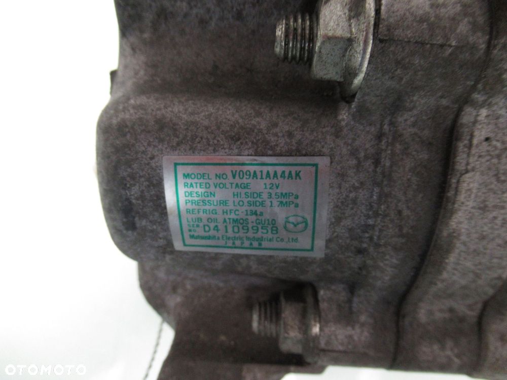 KOMPRESOR KLIMATYZACJI MAZDA 2 II 1.3 V09A1AA4AK - 2