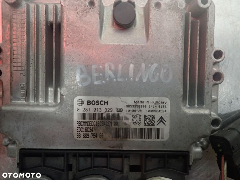 KOMPUTER SILNIKA CITROEN BERLINGO II 1.6 - 2