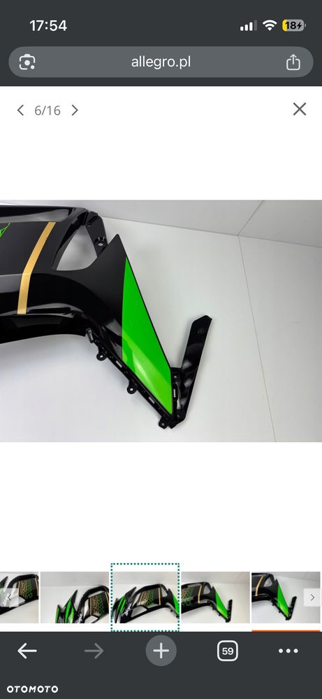 Lewa boczna owiewka bok Kawasaki Ninja 650 2020+ Oryginał - 6