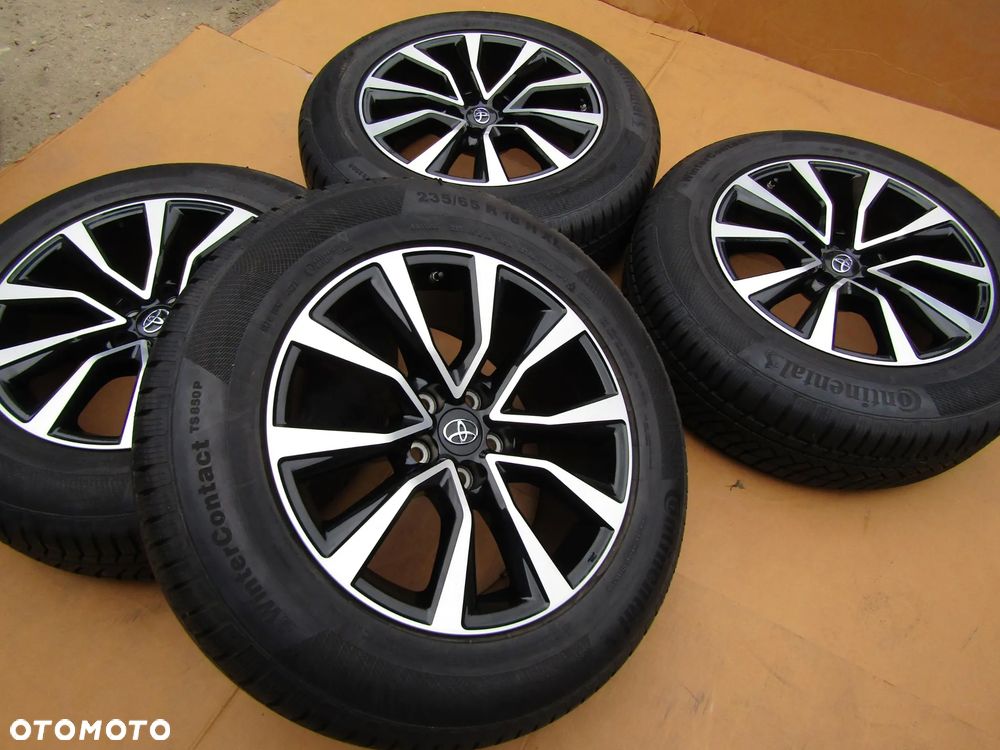 4 x Felgi Aluminiowe Koła 18 TOYOTA HIGHLANDER III IV 4 8 j 5x114,3 ET35 + czujniki TPMS + Opony 235/65 18 - 14