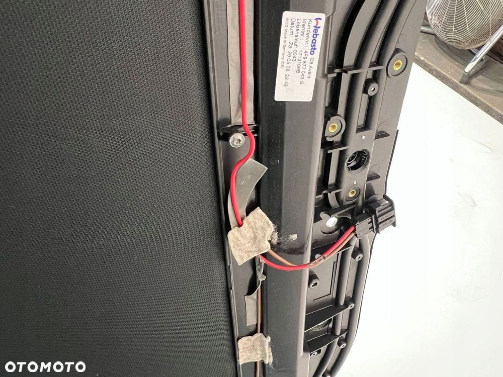 4F9877043G Szyberdach SOLARDACH kompletny, SPRAWNY Audi A6 S6 C6 4F 2008 - 12