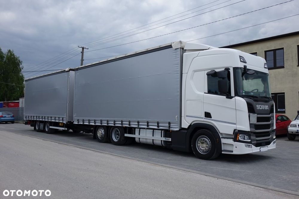 Scania R450 B6x2*4LA/ TANDEM / ZESTAW PRZESTRZENNY 120m3 / PRZEJAZDOWY / FIRANKA / E6 / AUTOMAT / RETARDER / OŚ PODNOSZONA SKRĘTNA - 3