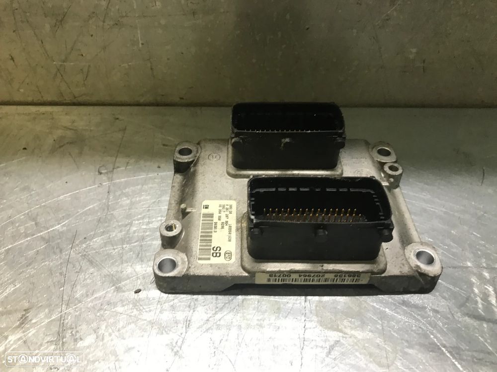 CENTRALINA DO MOTOR OPEL AGILA 1.2 16V 0261207964 55350550 - 2