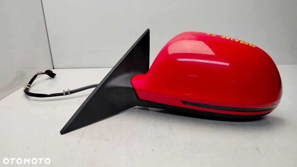 audi a3 8p lift cabrio 08r- lusterko lewe zewnętrzne 6 pinów lz3m - 3