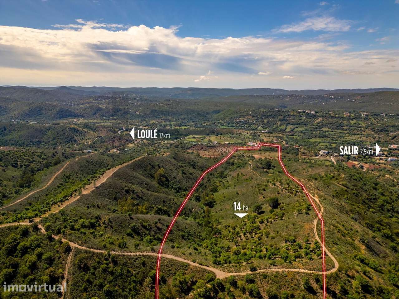 Terreno Rústico 142.593 m2, em Salir - Grande imagem: 2/19