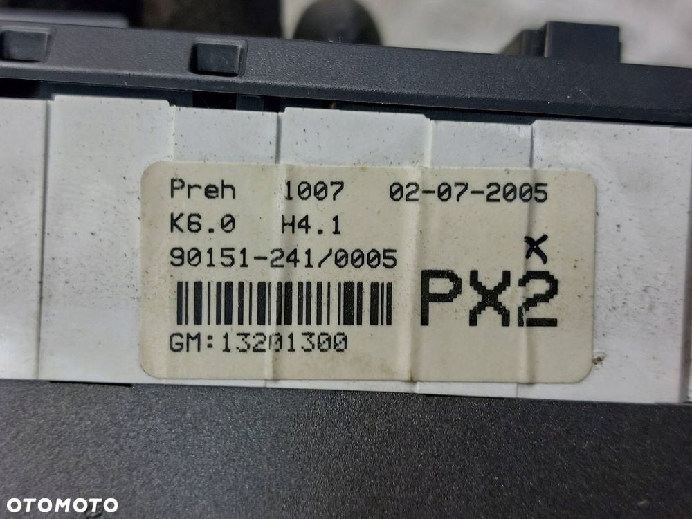 PANEL NAWIEWU KONSOLA ŚRODKOWA RAMKA OPEL ASTRA H 13100105 24465731 - 6
