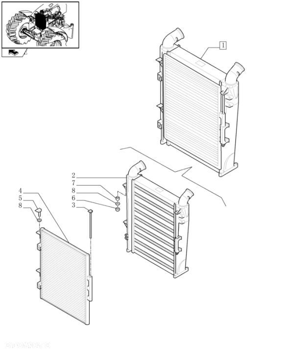 New Holland T6090 Skraplacz 87610901 - 1