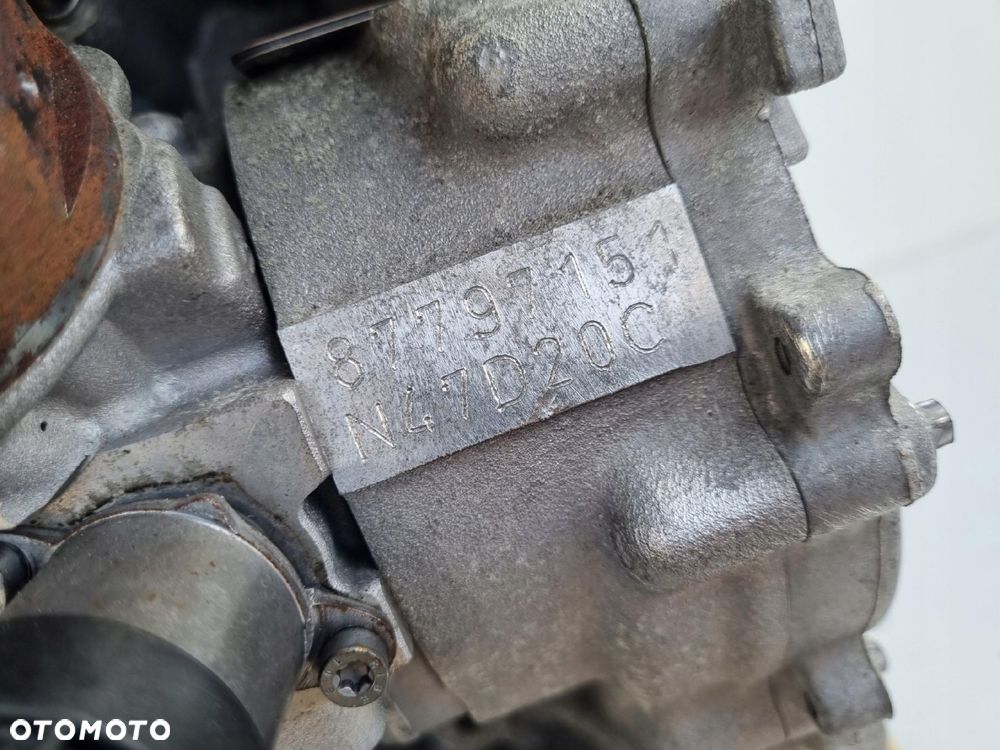 SILNIK KOMPL BMW E81 E87 E88 2.0 D DIESEL wtryski piezoelektryczne N47D20C - 2