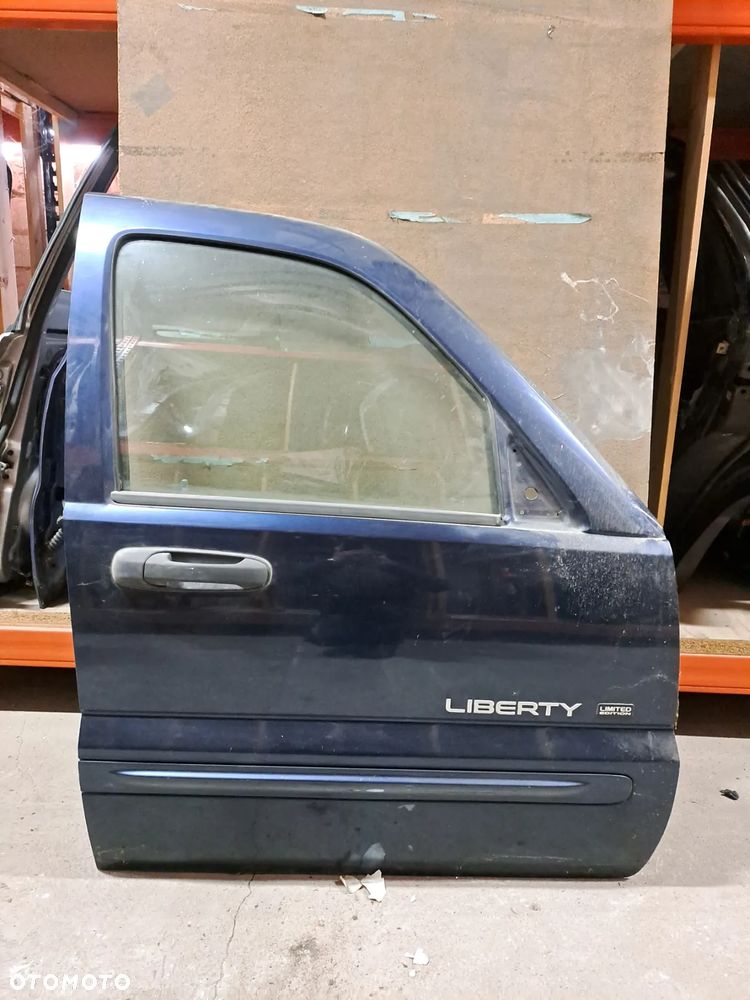 Drzwi JEEP LIBERTY 02-12' prawy przód (granatowe) - 1