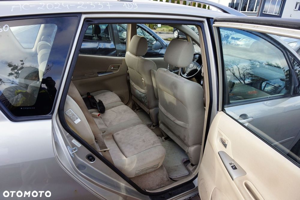 TOYOTA COROLLA VERSO I E12 2003 1D9 1.8 16V 1ZZ-FE 135KM C52 SREBRNY na części - 14