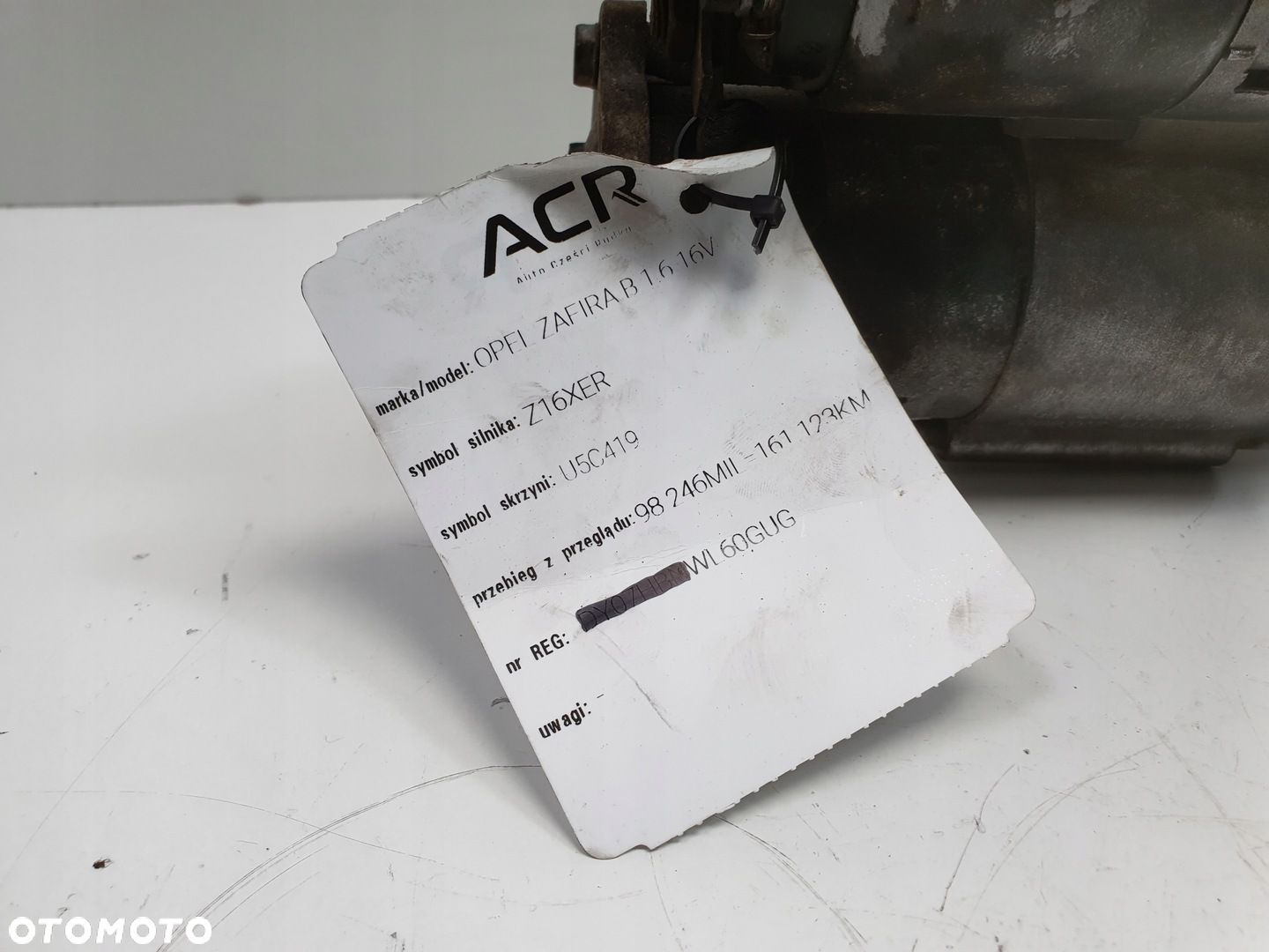 Opel Zafira B 1.6 16V ROZRUSZNIK 55576980 - 7