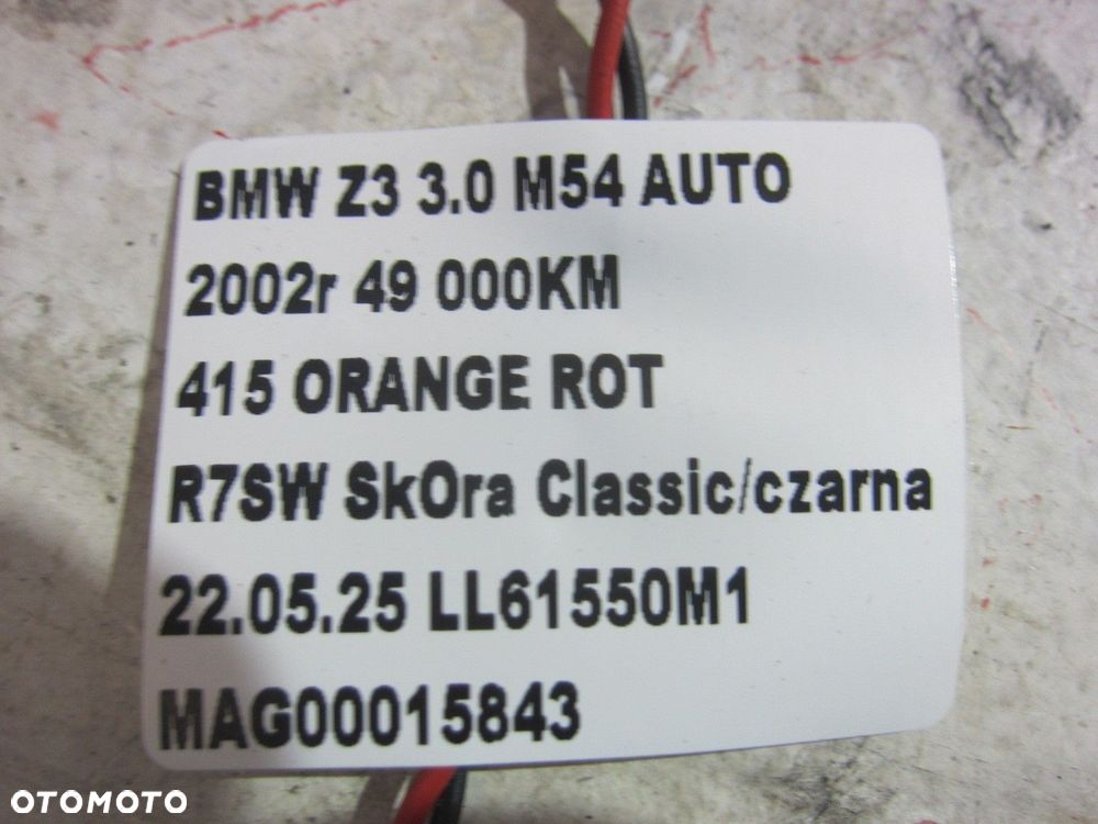 BMW Z3 E36 GŁOŚNIK W DRZWI ŚREDNIOTONOWY 65138374982 65138352442 6902835 - 6