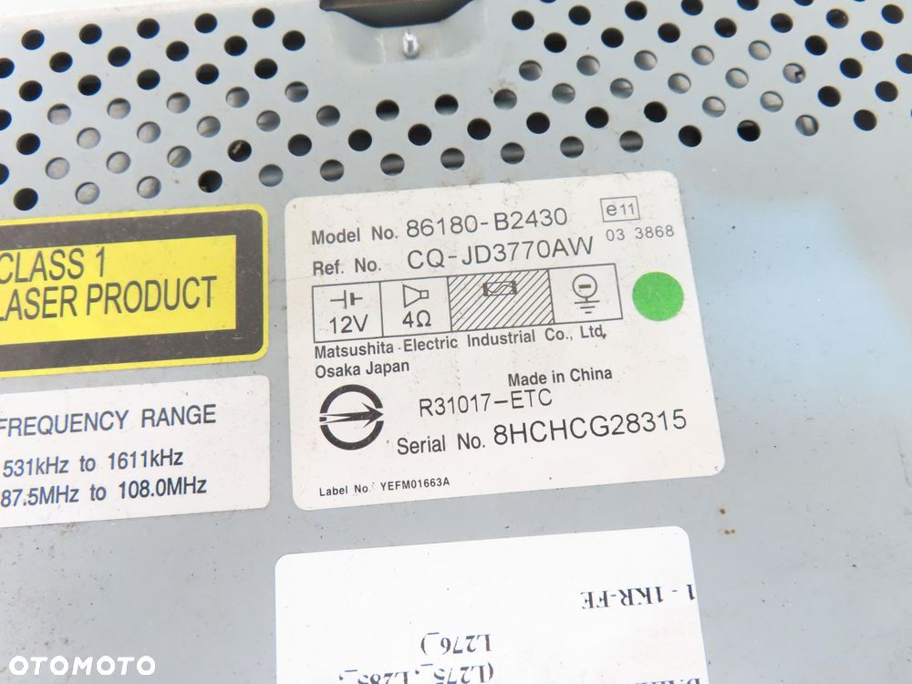 RADIO DAIHATSU CUORE VII 86180B2430 - 9