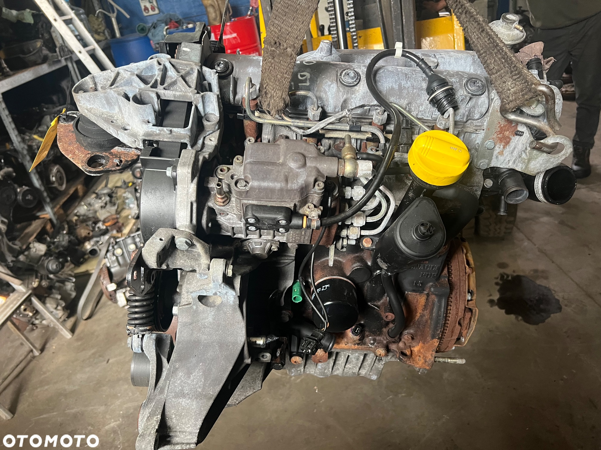 Silnik Kango Clio II 1.9 DTI F9Q7 F8T przebieg 95 tys km - 2