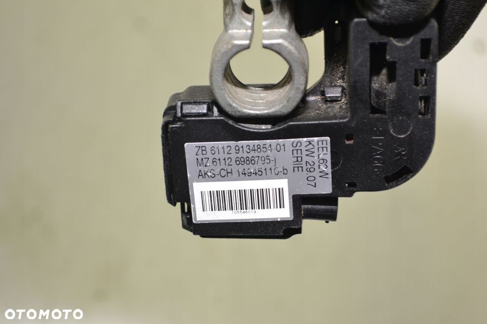 BMW E90 E91 E92 E93 KLEMA MINUSOWA MINUS PRZEWÓD IBS AKUMULATORA 9134854 - 7