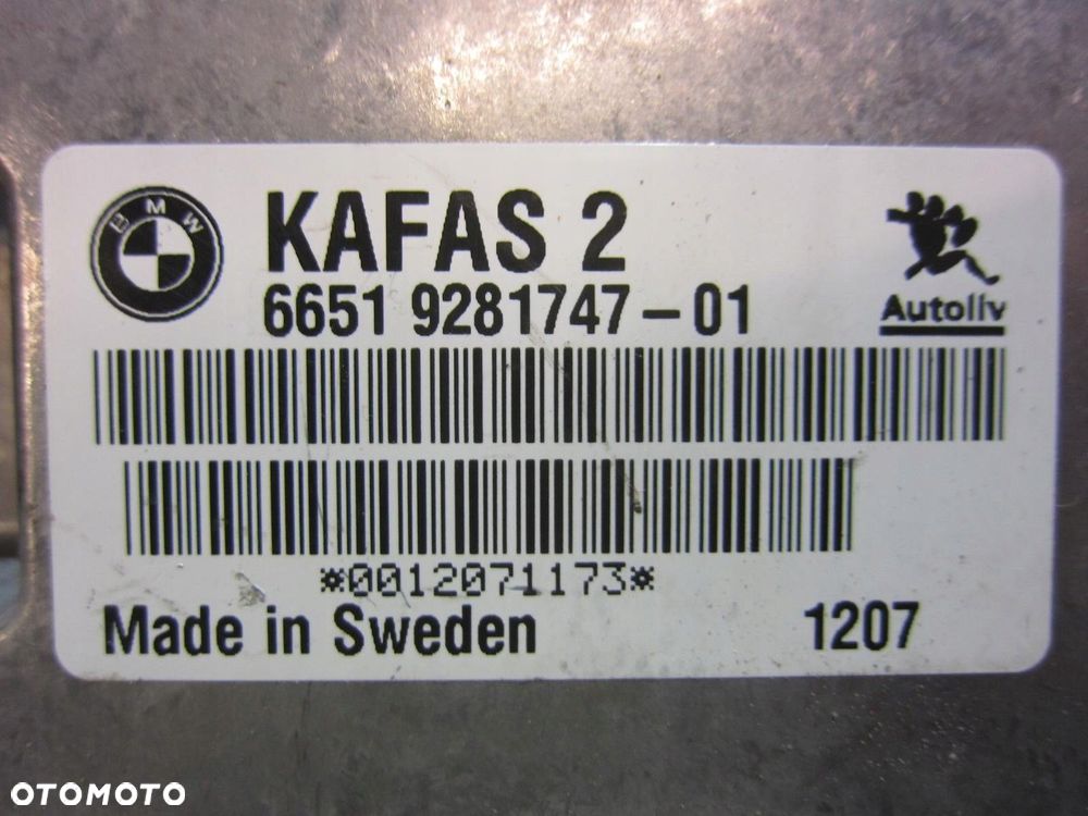 BMW X3 F25 F20 F30 F34 STEROWNIK MODUŁ KAMERY KAFAS 66519307421 9281747 - 6