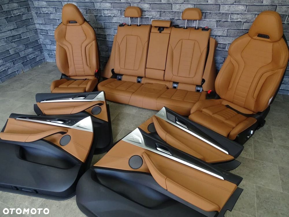 FOTELE KOMPLETNY ŚRODEK BOCZKI KANAPA M SPORT BMW F97 X3M G01 X3 NOWE - 2